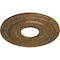 Ekena Millwork Lauren Ceiling Medallion (Fits Canopies up to 6 1/4"), 20 5/8"OD x 6 1/4"ID x 1 3/8"P, Rubbed Bronze CM20LNRZS - alternate 4